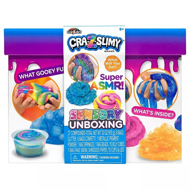Slime CraZ Slimy Variety Kit – Premium DIY Slime Crafting Bundle