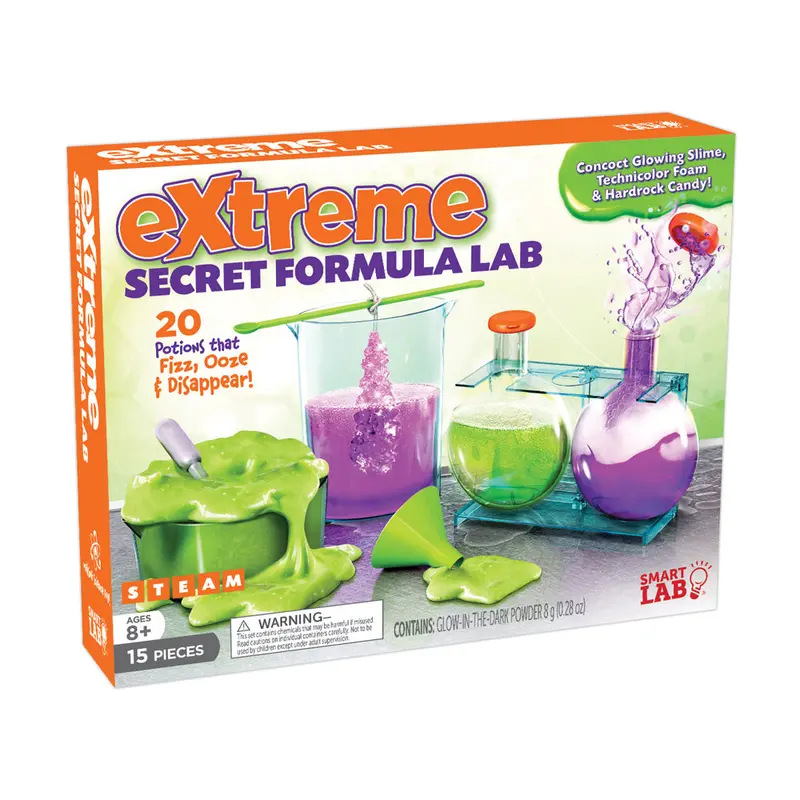 SmartLab Extreme Secret Formula Lab – Hands-On Chemistry Experiment Kit for Young Scientists