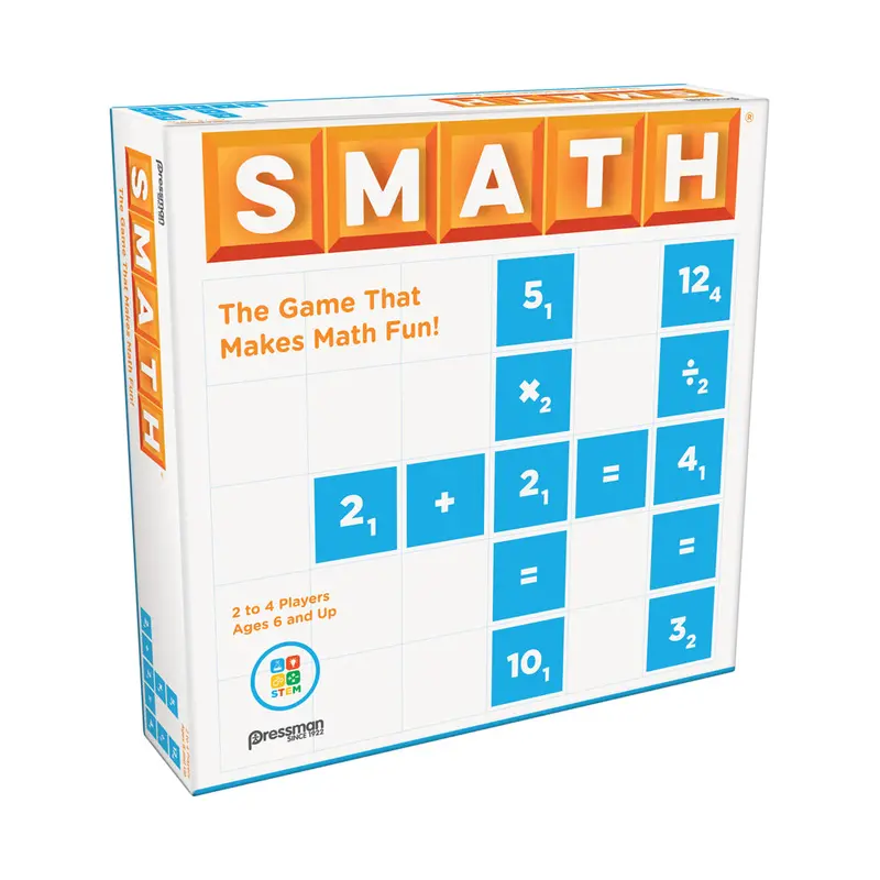 Smath: Award-Winning Math Skills Board Game by Pressman