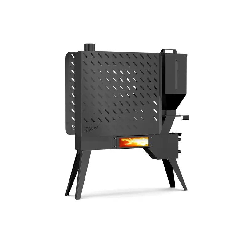Smokeless Pellet Stove for Indoor/Outdoor Use – Non-Electric, Energy-Efficient Heating Solution (KM0501A)