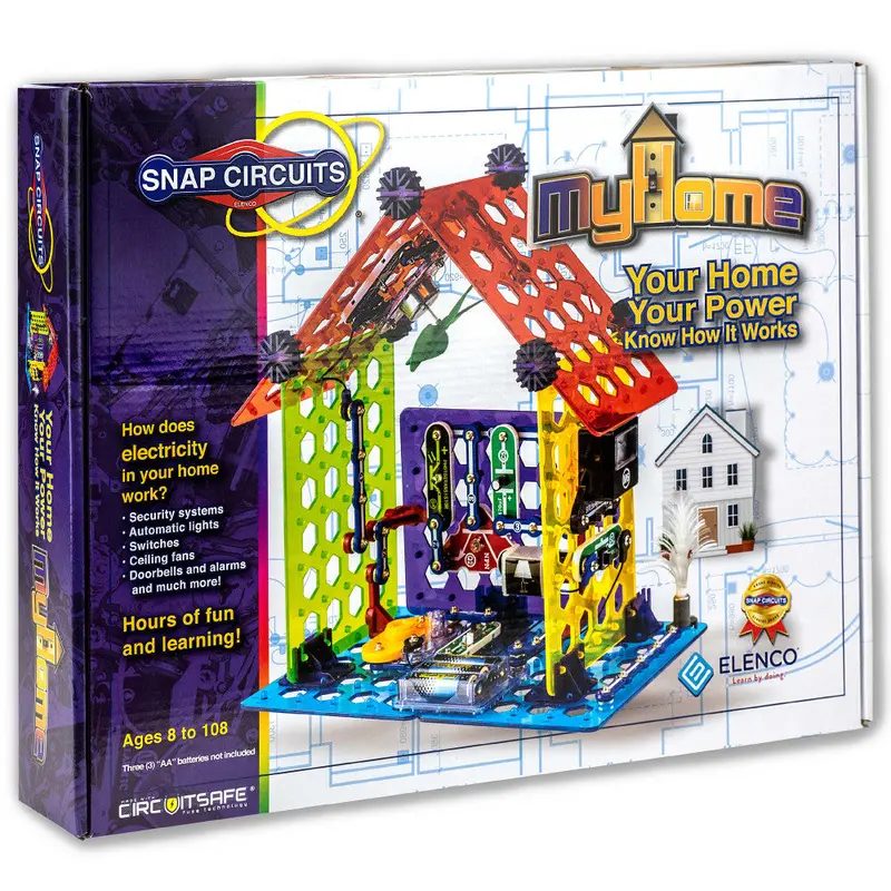 Snap Circuits My Home – STEM Electronics Kit for Building Real Home Systems