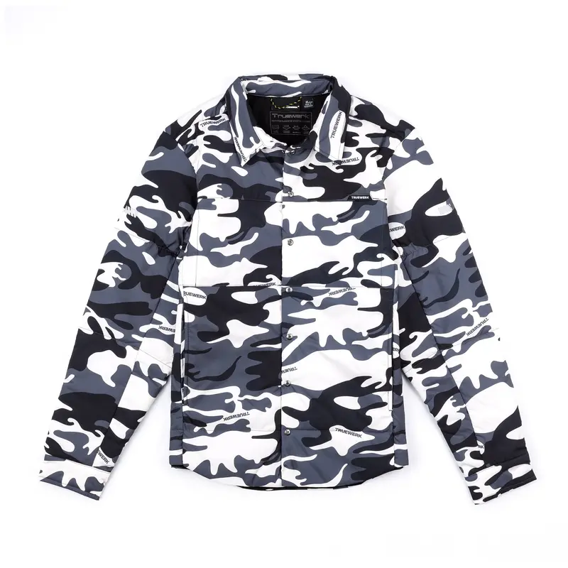 Snow Camo Flannel-Lined Shacket