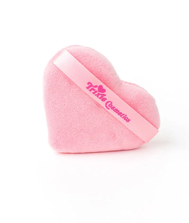 Soft Heart-Shaped Powder Puff