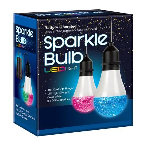 Sparkle Bulb LED Night Light – Vibrant, Color-Changing Ambient Lamp