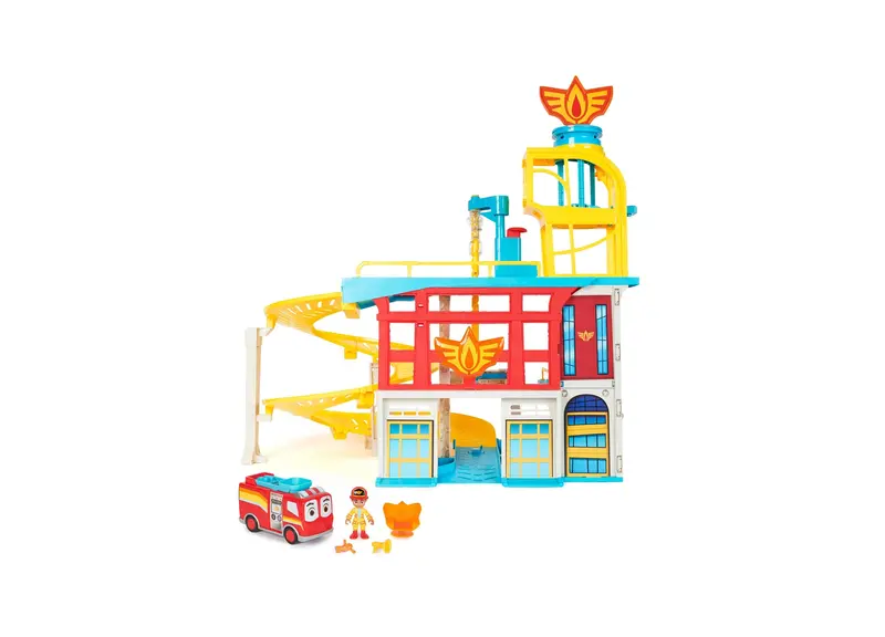 Spin Master Firebuds HQ – Interactive Emergency Response Playset with Lights and Audio
