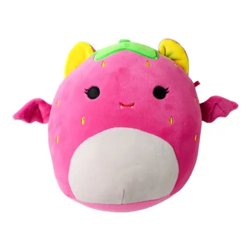 Squishmallow Black Light Glow Plush – 8-Inch Polyester Soft Toy with UV Reactive Colors