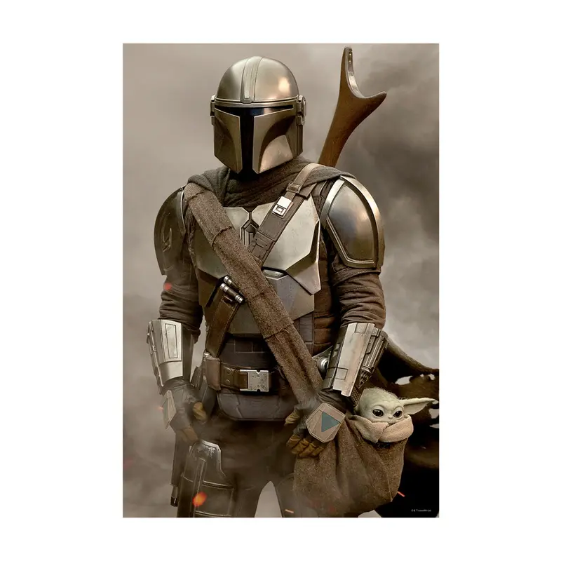 Star Wars Mandalorian Helmet 3D Lenticular Puzzle – 300-Piece Collector’s Item