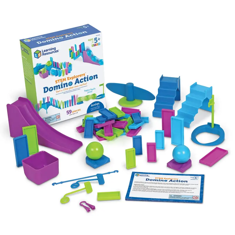 STEM Explorers Domino Dash – Interactive Physics & Engineering Toy – Learning Resources
