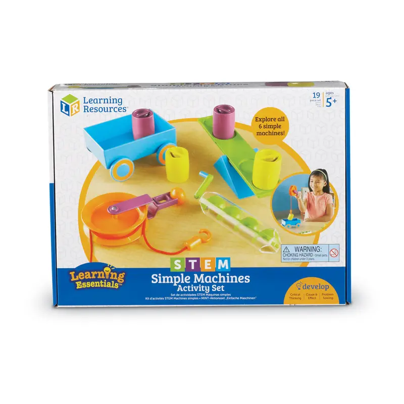 STEM Simple Machines Kit – Interactive Physics Learning Tools for Young Engineers