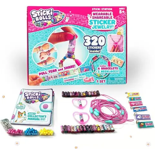 Sticki Rolls Bead Bash – DIY Jewelry Crafting Kit for Kids