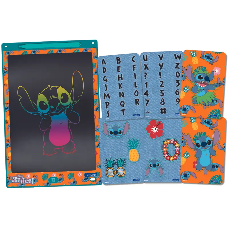 Stitch E-Ink Learning Tablet – 11″ Colorful Drawing Pad with Stencil Kit