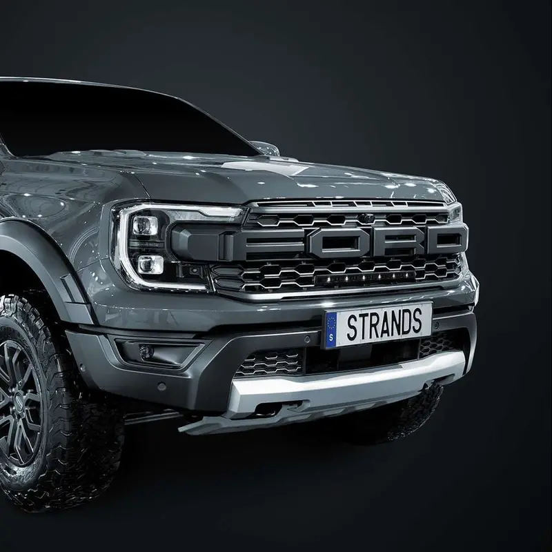 Strands 20-Inch Dark Knight Nuuk Light Bar Grille Kit for 2023–2024 Ford Ranger Raptor