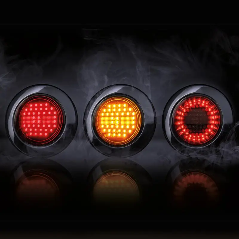 Strands Dark Knight IZE Round Combination Stop, Tail, and Indicator Light