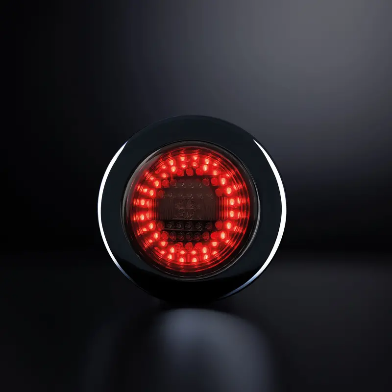 Strands Dark Knight IZE Round Multi-Function LED Light: Tail, Reverse, and Fog