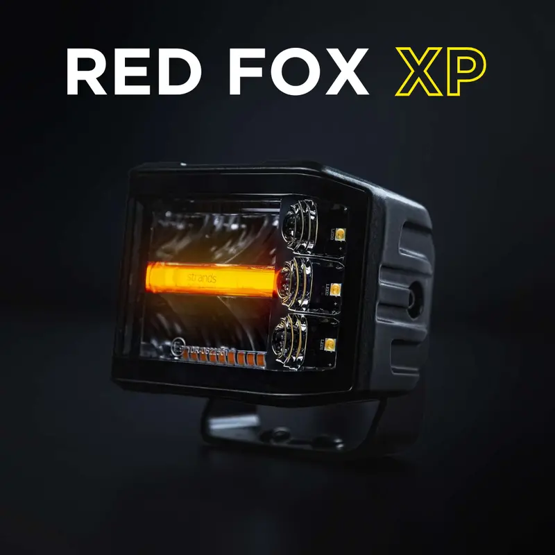 Strands Siberia Red Fox XP Side-Shooting LED Light with Strobe