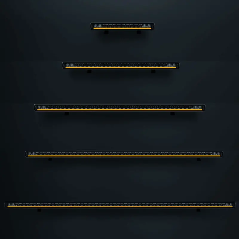 Strands Siberia Single-Row LED Light Bar – Amber/White Position Light