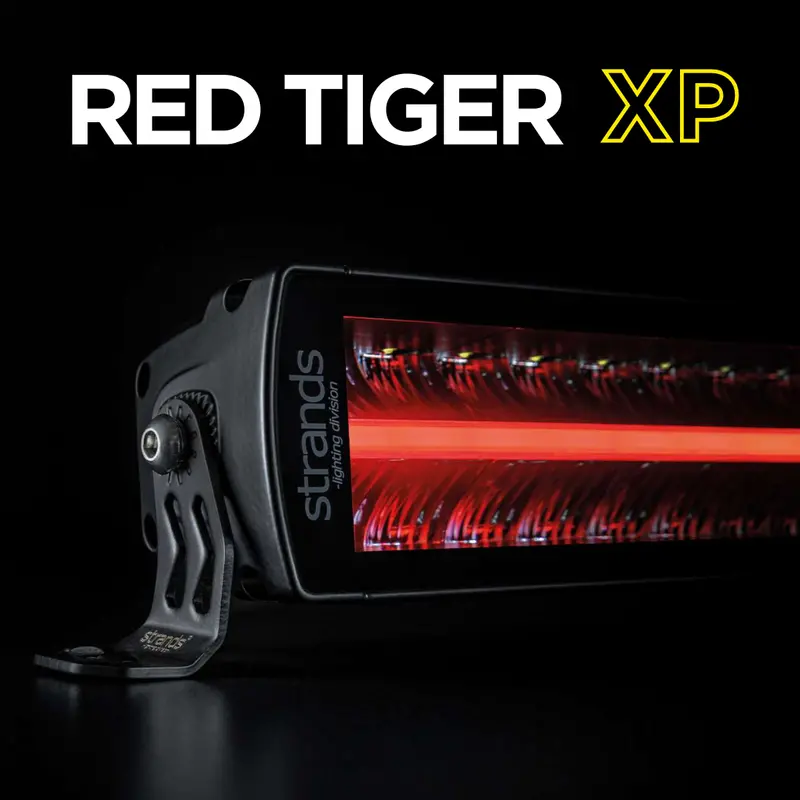 Strands Siberia XP 12-Inch Red Tiger LED Light Bar