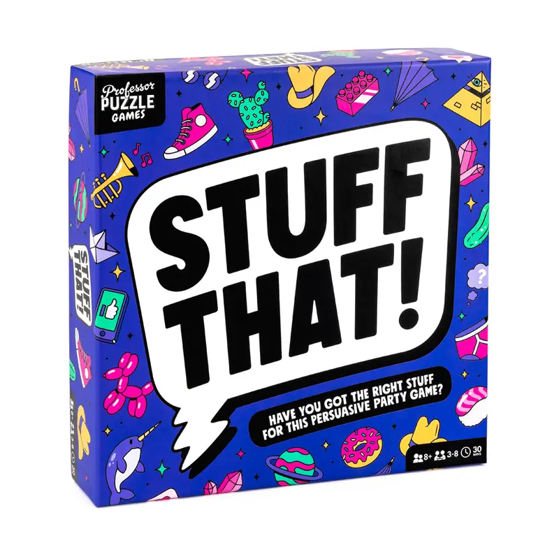 Stuff That!: Outrageous Party Challenge Board Game by Professor Puzzle