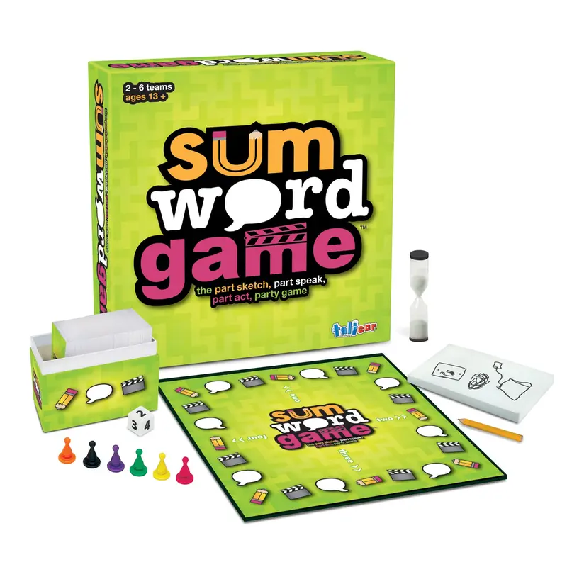 Sum Word Game: Collaborative Vocabulary Challenge for Multiple Teams