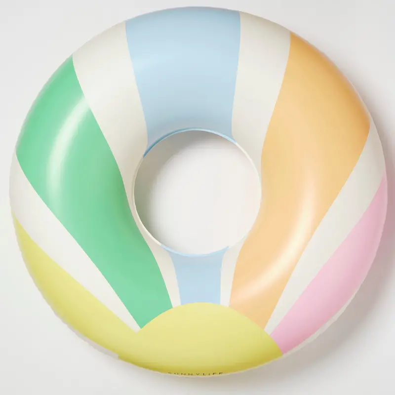 Sunnylife 41-Inch Gelato Tube Pool Float – Pastel Inflatable Lounger