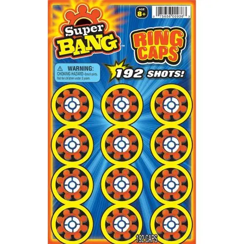Super Bang Ring Caps (192-Pack) – Pop-and-Play Action Toy