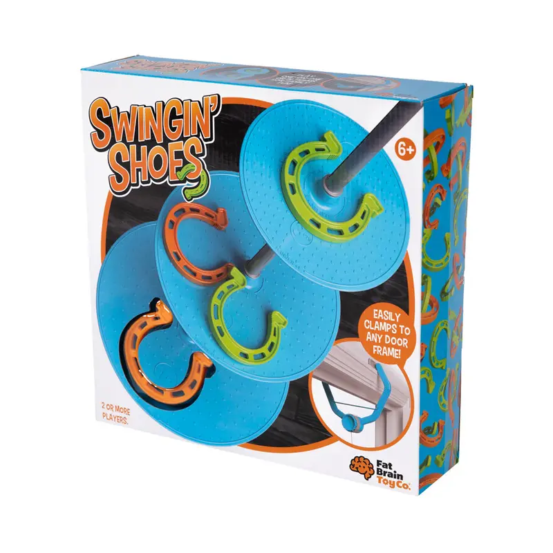 Swingin’ Shoes Horseshoe Toss – Outdoor Skill Game for Kids by Fat Brain Toy Co.