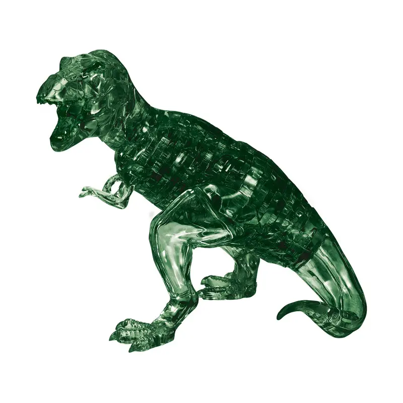 T-Rex 3D Crystal Puzzle – 49-Piece Prehistoric Dinosaur Build by BePuzzled