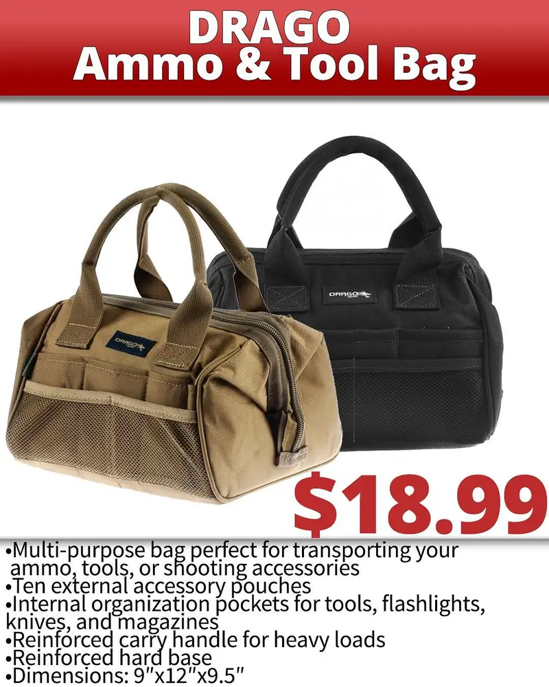 Tactical Utility Bag for Ammo, Tools, and Gear – Durable Military-Grade Range Carryall