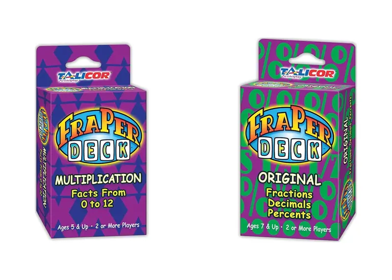 Talicor Fractions Puzzle Bundle – Visual Math Learning Game for Elementary Learners