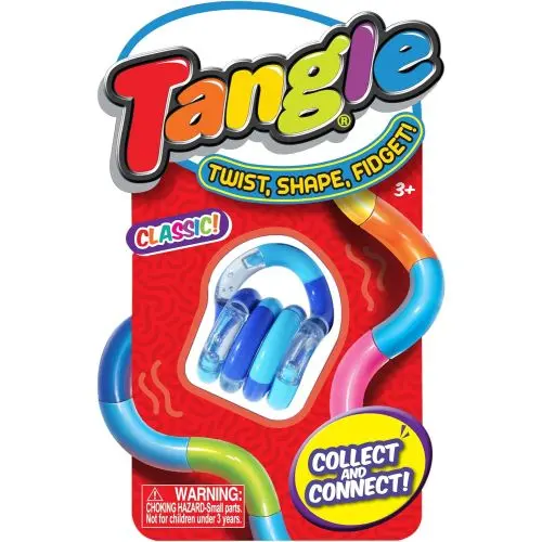 Tangle Jr. Classic Twistable Fidget Toy – Vibrant Colors, Smooth Motion