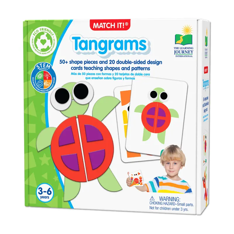 Tangram Puzzle Set – 50-Piece Spatial Reasoning & Geometry Learning Kit
