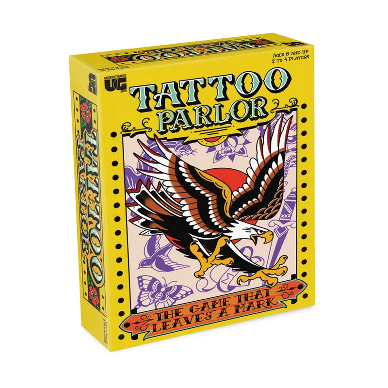 Tattoo Parlor Board Game – University Games Classic Art Edition