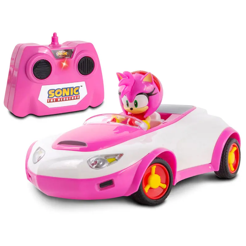Team Sonic Racing RC Vehicle – Amy Rose Pink 1:28 Scale Collectible Toy Car