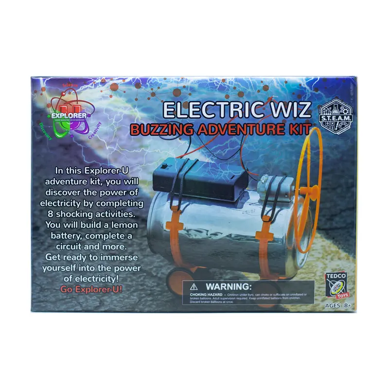Tedco Explorer-U Electric Wiz Buzzing Adventure Kit – Circuit-Building Science Lab