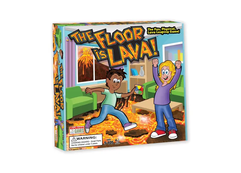 The Floor Is Lava!: Interactive Foam Stone Obstacle Game