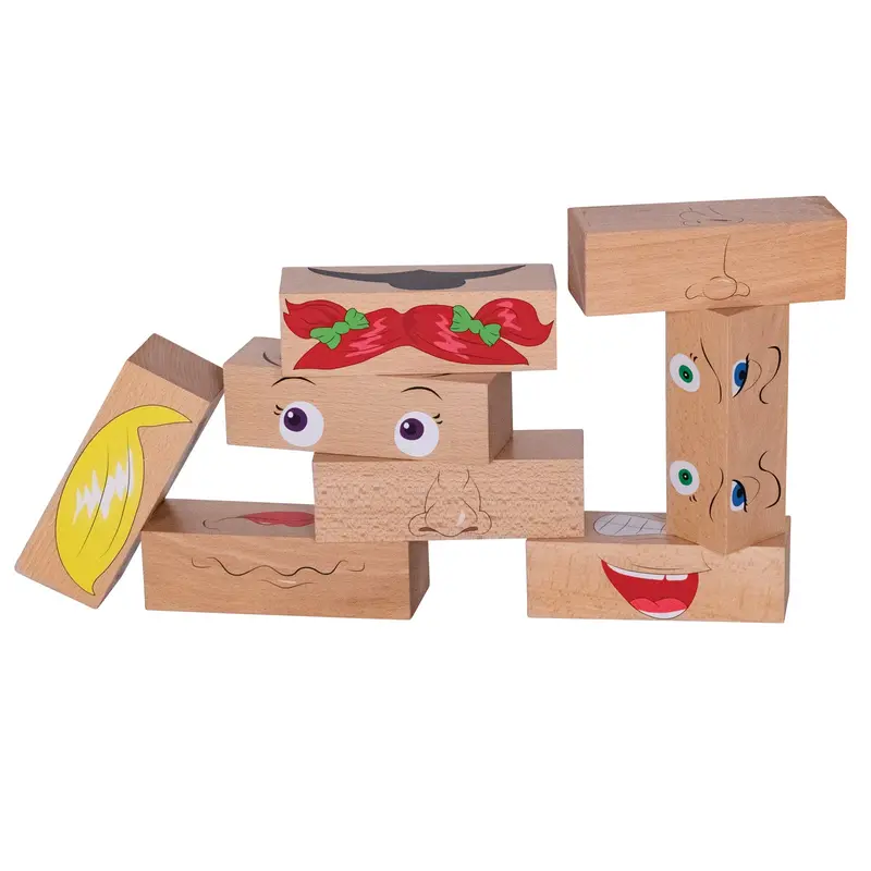 The Freckled Frog How Am I Feeling Blocks – 8-Piece Emotional Intelligence Learning Tool