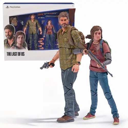 The Last of Us PlayStation Action Figures – 6-Inch Collector Set Featuring Joel and Ellie