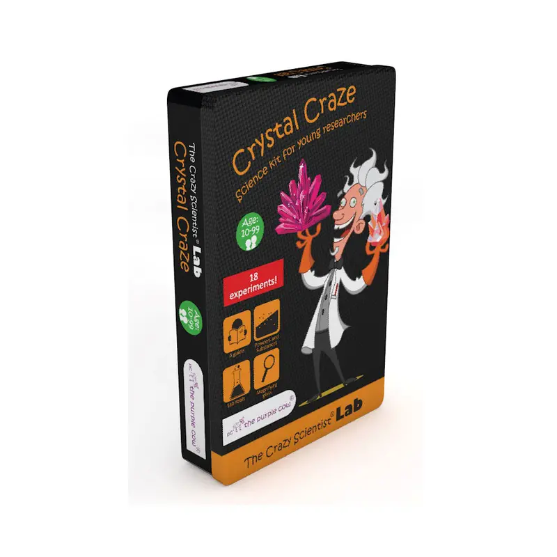 The Purple Cow Crystal Growing Lab – Hands-On Science Experiment Kit