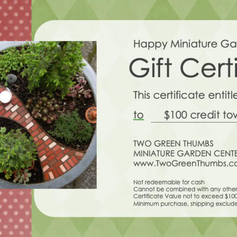 The Two Green Thumbs Digital Gift Card – Gardening Enthusiast Present