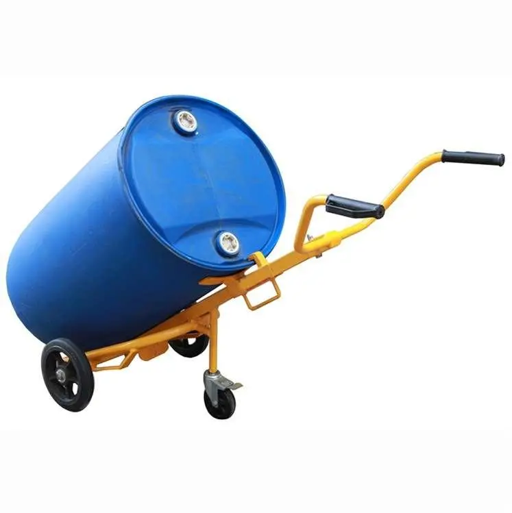 Three-Wheel Drum Dolly Trolley – Heavy-Duty Steel Barrel Transport Cart (DE400)