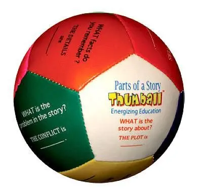 Thumball Parts of a Story – 4-Inch Literacy-Focused Learning Toss Ball