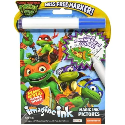 TMNT Imagine Ink Mess-Free Magic Marker Set & Activity Book