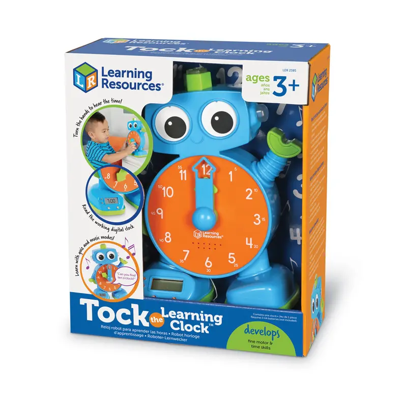 Tock the Learning Clock – Hands-On Time-Telling Practice Tool