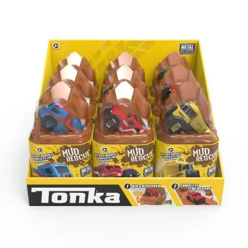 Tonka Mud Rescue Die-Cast Truck Set – Rugged Metal Movers Collection
