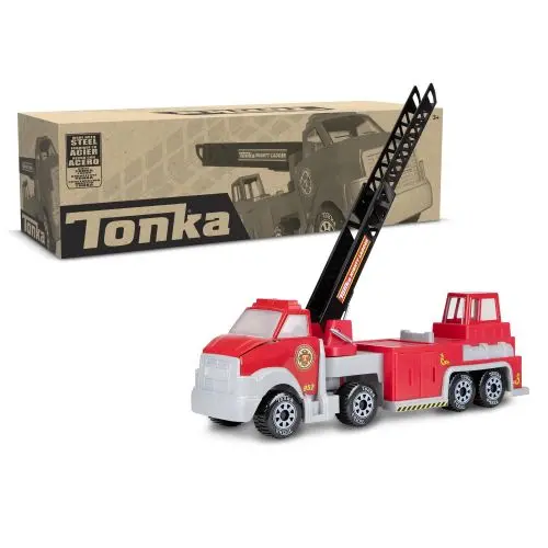 Tonka Steel Classics Fire Truck – Red Hook & Ladder Rescue Vehicle