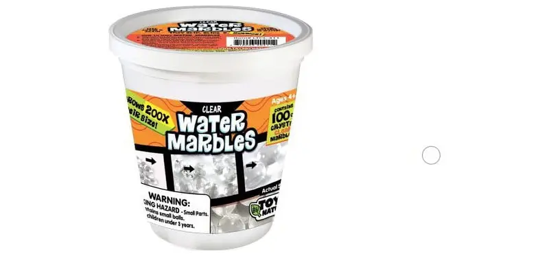 Toys By Nature Clear Water Marbles Science Experiment Kit – 1/4 Pound Hydrogel Beads