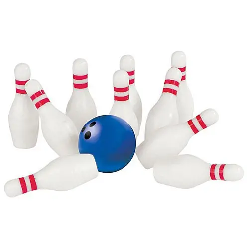 TOYSMI Portable Tabletop Bowling Set – Compact Mini Bowling Game for Kids & Families