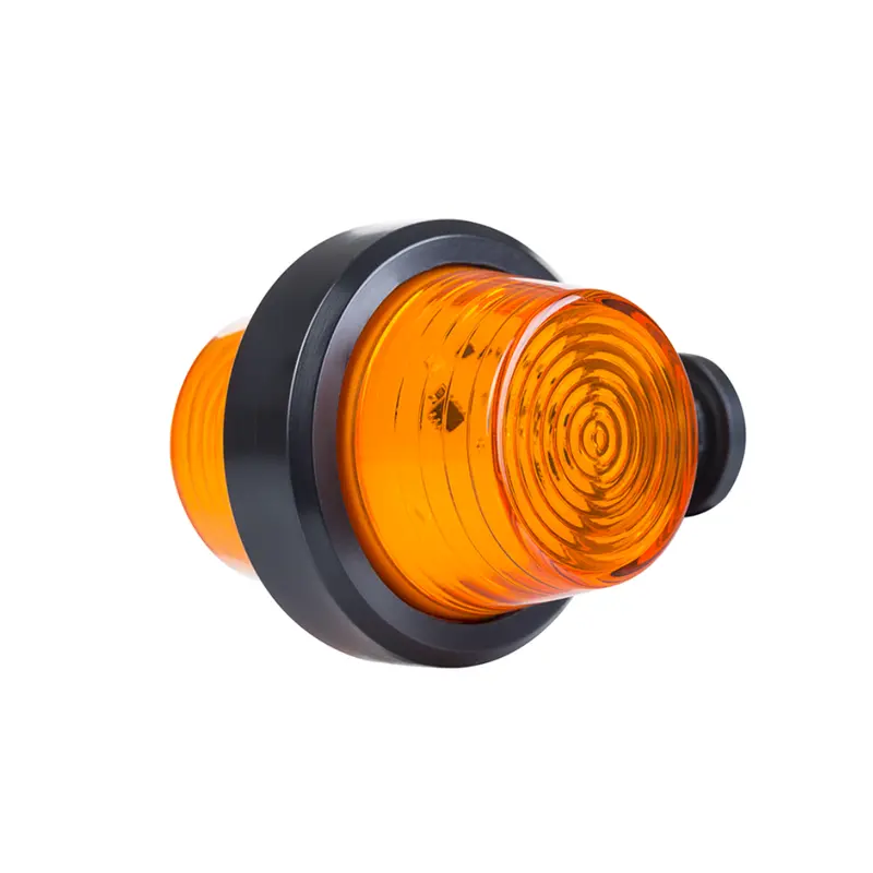 Traditional Danish Short-Arm Amber Turn Signal Marker