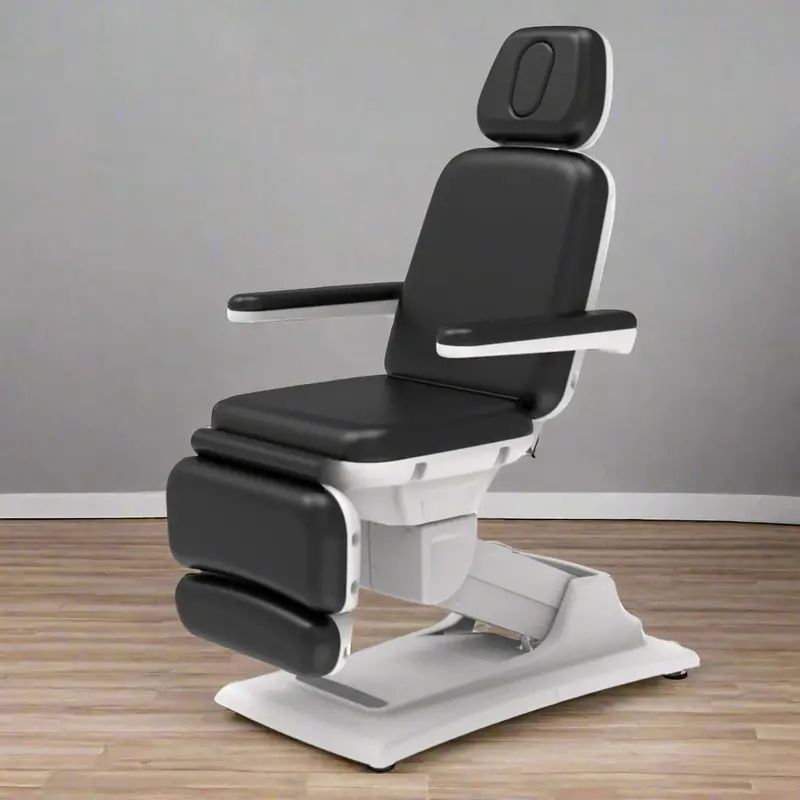 Triple-Motor Adjustable Electric Facial Bed & Exam Chair for Salon and Clinical Use