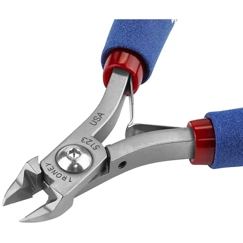 Tronex Medium Oval-Head Flush Cutters with Relieved Blade Clearance